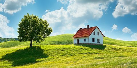 Foto van een verbouwd huis die een A+ EPC attest heeft gekregen